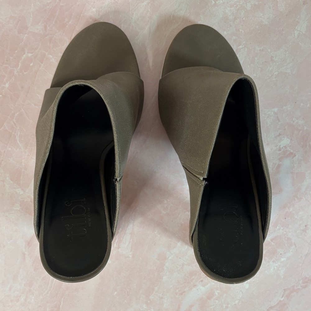 Tibi Taupe Open-Toe Heels - Picture 5 of 5